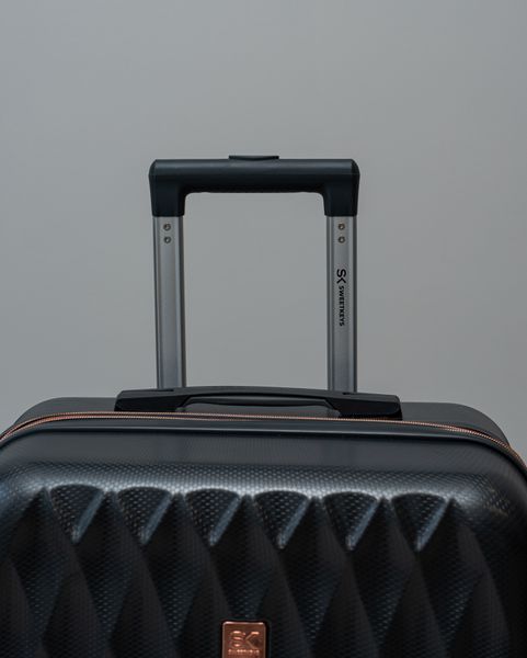 Валіза Sweetkeys SK190 з полікарбонату середня (M) з розширенням графітова SK190 M grafite фото
