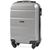 Міні пластикова валіза Wings AT01 на 4 колесах ручна поклажа срібляста At01 XS silver фото