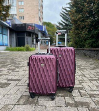 велика (L) Валіза Wings 190 бордова 190 L burgundy фото