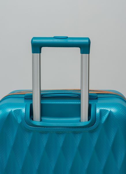 Валіза Sweetkeys SK190 з полікарбонату середня (M) з розширенням бірюзова SK190 M blue фото