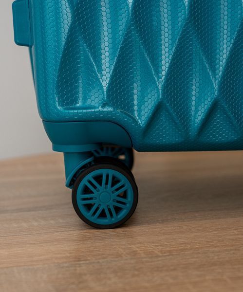 Валіза Sweetkeys SK190 з полікарбонату середня (M) з розширенням бірюзова SK190 M blue фото