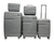 Валіза Milano bag 0306 Комплект валіз Срібний 0306 фото