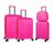 Валіза Snowball 61303 Комплект валіз Рожевий 61303-4 hot pink фото