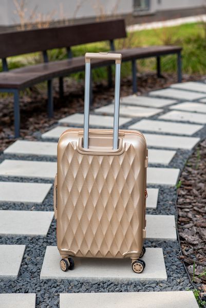 Валіза Sweetkeys SK190 з полікарбонату середня (M) з розширенням шампань SK190 M champagne фото