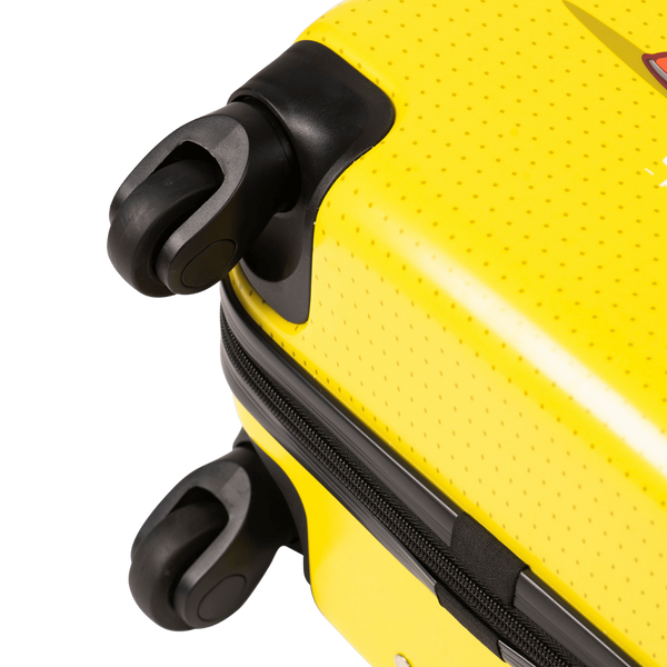 Дитяча валіза на коліщатках Wings KD01 мала (S) жовта, робот KD01 S yellow фото