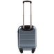 Міні пластикова валіза Wings AT01 на 4 колесах ручна поклажа сріблясто-синя At01 XS silver blue фото 2