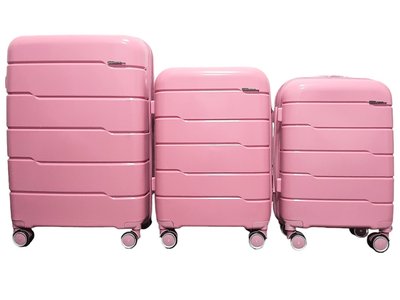 Валіза Milano bag 0305 Рожевий Комплект валіз 1623f7077e3b84925c16f2db9acf9e71 фото