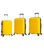 Комплект валіз Snowball 33603 Жовтий 33603-3 yellow фото