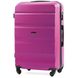 Міні пластикова валіза Wings AT01 на 4 колесах ручна поклажа рожева At01 XS pink фото 1