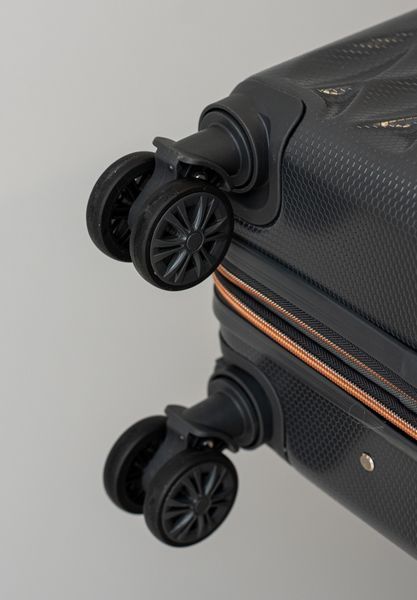 Валіза Sweetkeys SK190 з полікарбонату ручна кладь мала (S) з розширенням графітова SK190 S grafite фото