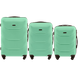Комплект валіз Wings 147 Unlimited на 4 колесах 3 в 1 (L, M, S) м'ятний 147-3 l.green фото