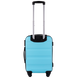Міні пластикова валіза Wings AT01 на 4 колесах ручна поклажа блакитна At01 XS soft blue фото 2