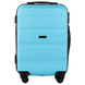 Міні пластикова валіза Wings AT01 на 4 колесах ручна поклажа блакитна At01 XS soft blue фото 3
