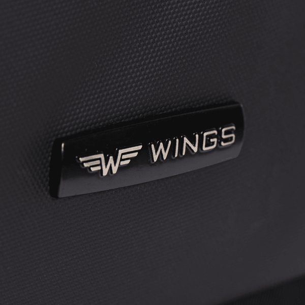 Набір з 3 валіз + дорожня сумка Wings LN01 Чорно-сіра LN01-4 black/grey фото