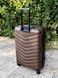 Валіза WINGS PHX02 Поліпропілен на 4-х колесах, велика (L) Коричнева PHX02 L brown фото 2