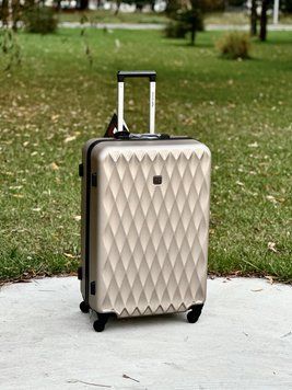 велика (L) Валіза Wings TD190 шампань TD190 L shampane фото