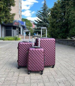 середня (M) Валіза Wings BS190 Польща бордова BS190 M burgundy фото