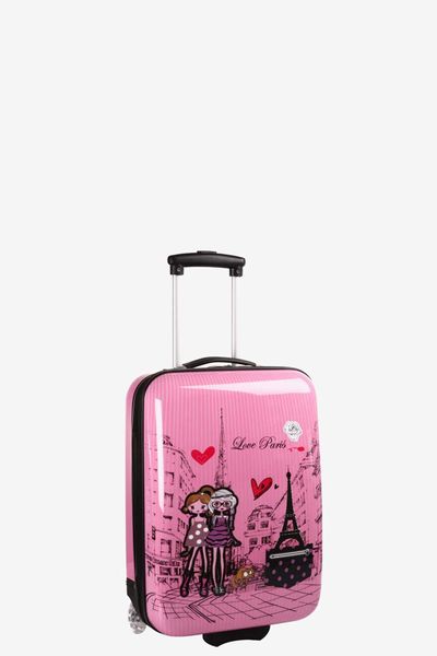 Дитяча валіза Snowball F55018 Рожевий F55018 фото