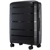 Валіза WINGS HWF02 Поліпропілен на 4-х колесах, велика L чорна HWF02 L black фото