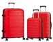 Комплект валіз Snowball 33603 Червоний 33603-3 red фото 1