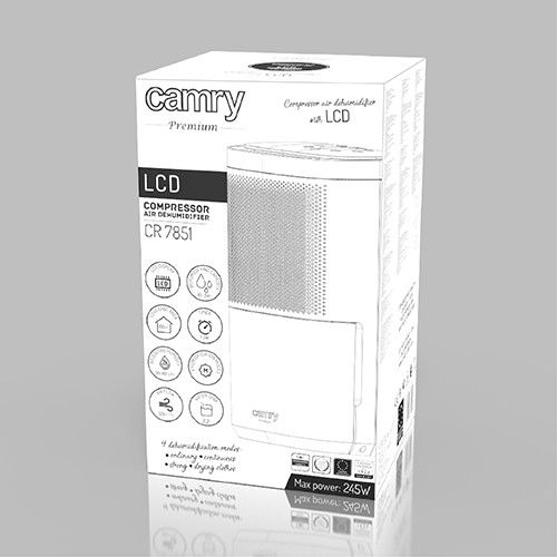 Компресорний осушувач повітря Camry CR 7851 LCD CR 7851 фото