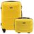 Комплект 2 в 1 середня валіза (M) та кейс Wings 147 жовта 147 M+BC yellow фото