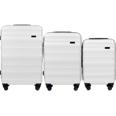 Набір 3 валіз Wings PC17268 з полікарбонату білий PC17268-3 white фото