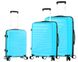 Комплект валіз Madisson Snowball 33703 Блакитний 33703-3 teal blue фото 1