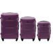 Комплект валіз Wings 147 Unlimited на 4 колесах 3 в 1 (L, M, S) темно фіолетовий 147-3 d.purple фото