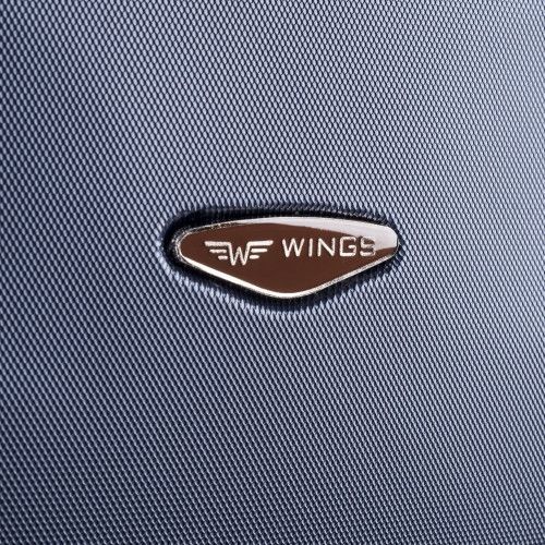 Комплект 2 в 1 валіза (XS) та кейс Wings 402 ALBATROSS ручна поклажа кремова 402 XS+BC d.white фото
