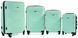 Комплект валіз RGL 720 на 4 колесах 4 в 1 (L, M+,M, S) м'ятний 720-4 light green фото