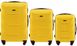 Комплект валіз Wings 147 на 4 колесах 3 в 1 (L, M, S) жовта Wings_147_3v1 фото