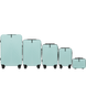 Набір 5 валіз Wings SN120 Swan м'ятний SN120-5 silk blue фото