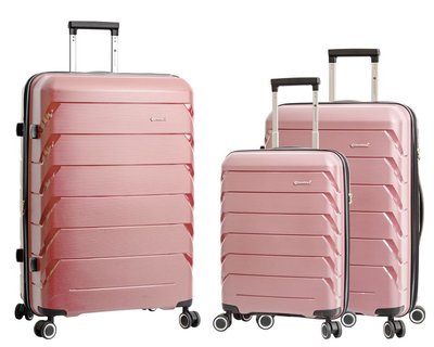 Комплект валіз Snowball 33603 Рожеве золото 33603-3 rose gold фото