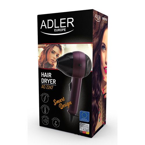 Фен для волосся Adler AD 2247 1400w 5902934830300 фото
