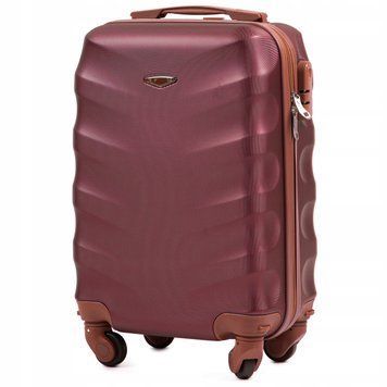 Валіза WINGS 402 Exclusive АБС-пластик, мала (S) бордова 402 S burgundy фото