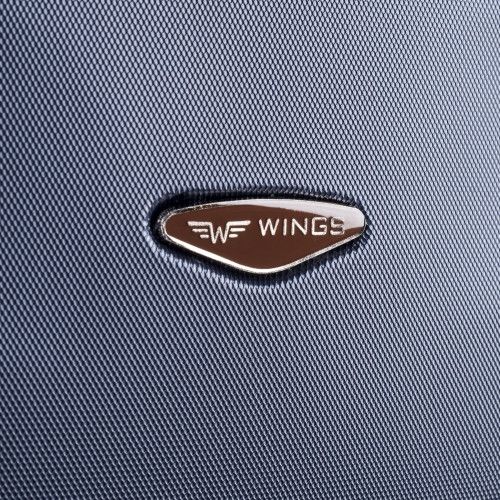 Комплект 2 в 1 валіза (XS) та кейс Wings 402 ALBATROSS ручна поклажа бордова Wings_402+BC фото