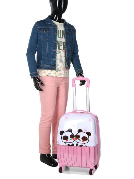 Дитяча валіза Snowball N20018 Рожевий N20018 фото
