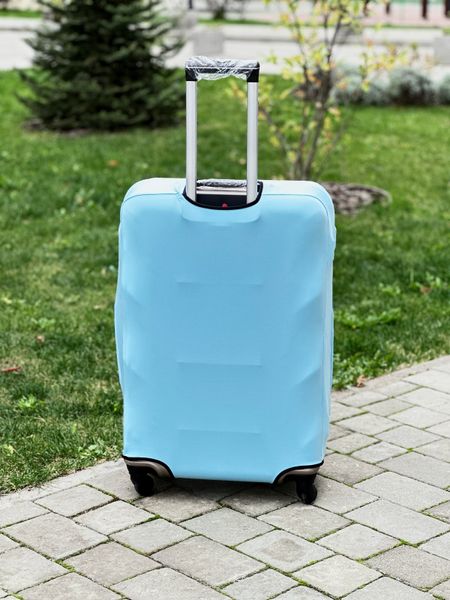 Чохол на валізу Sweetkeys з дайвінгу M блакитний SK M cyan фото