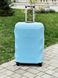 Чохол на валізу Sweetkeys з дайвінгу M блакитний SK M cyan фото 1