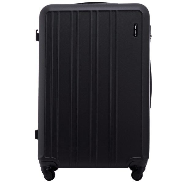 Валіза Wings HRR01 велика (L) на 4 колесах Чорна HRR01 L black фото