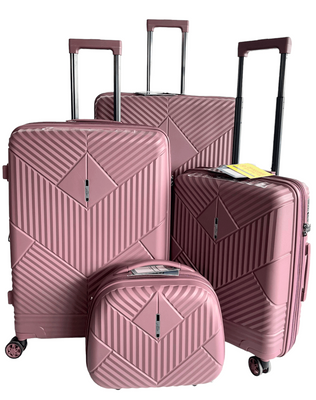 Валіза Airtex 639 Рожеве золото Комплект валіз 639/54/68 фото