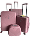 Валіза Airtex 639 Рожеве золото Комплект валіз 639/54/68 фото 1