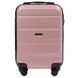 Міні пластикова валіза Wings AT01 на 4 колесах ручна поклажа рожеве золото At01 XS rose gold фото 2