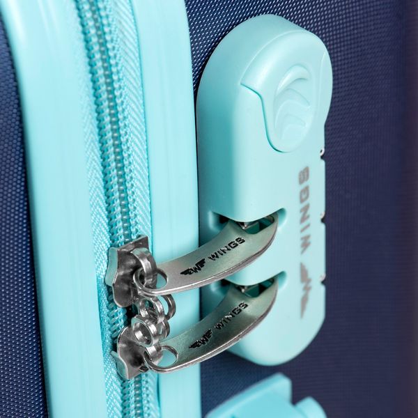 Дитяча валіза на коліщатках WINGS Little Bird KD02 XS синя KD02 XS blue фото