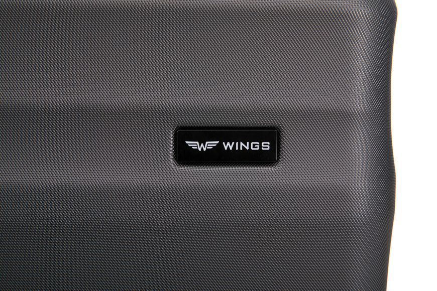 Валіза Wings Vult01 Vulture велика (L) на 4 колесах Графітова Vult01 L dark grey фото
