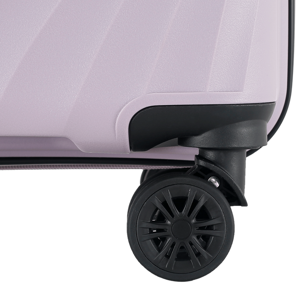Валіза WINGS DQZ-02 Поліпропілен на 4-х колесах, велика (L) Фіолетова DQZ-02 L hazy lilac фото