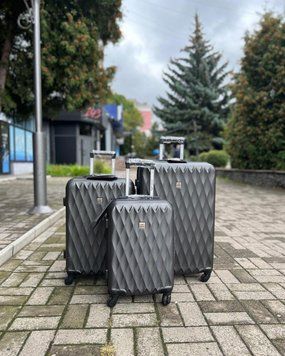 Валіза Wings TD190 ручна поклажа (S) графітова TD190 S d.grey фото