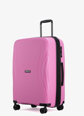 Валіза V&V Travel Flash Light 8019-65 Рожевий 8019-65-pink фото