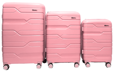 Валіза Milano bag 0306/3 Рожевий Комплект валіз 77f2538a539e0f0881dfd2d32ae42692 фото